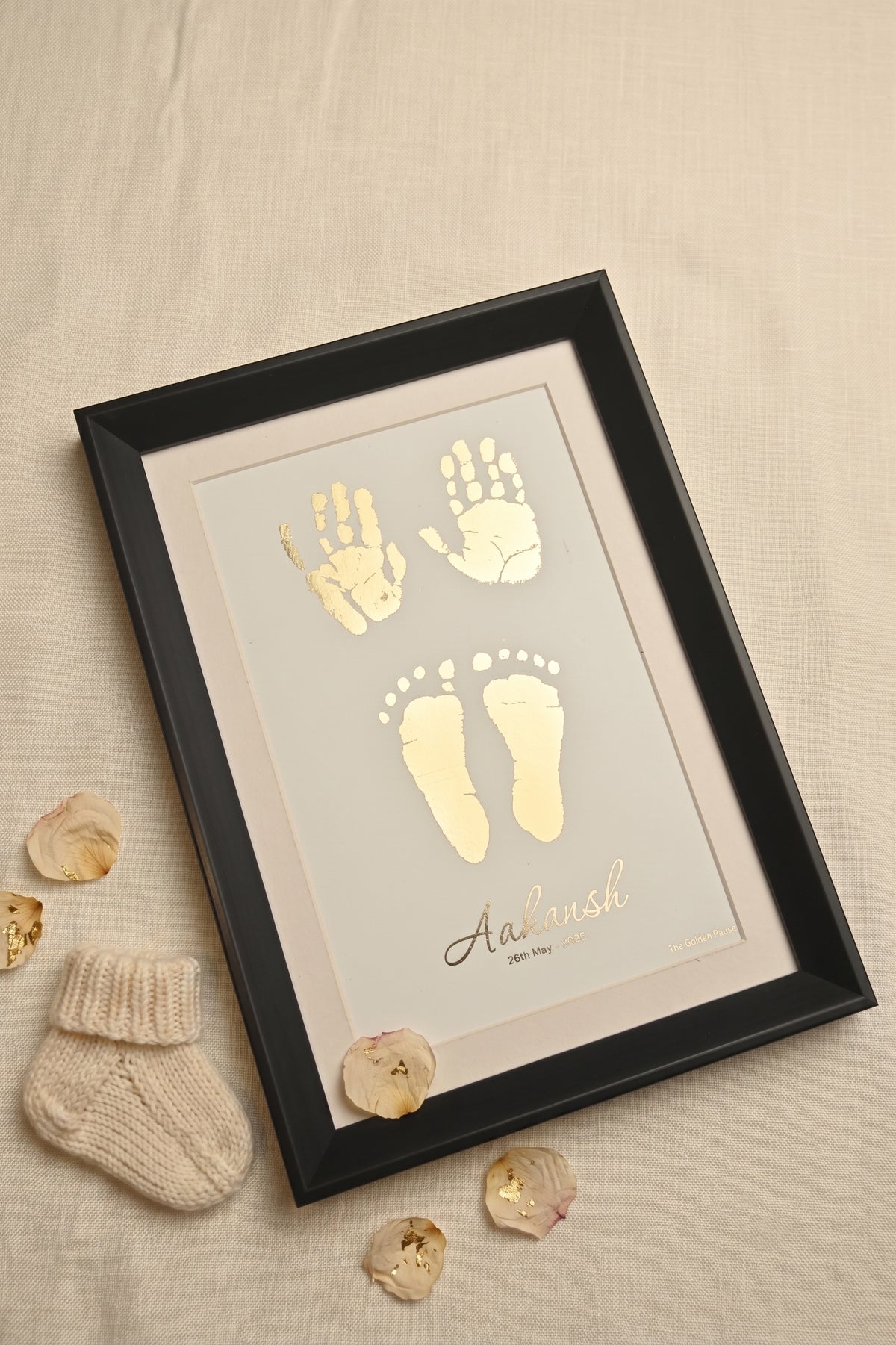 Kids Golden Imprints (2 hand & 2 feet frame)