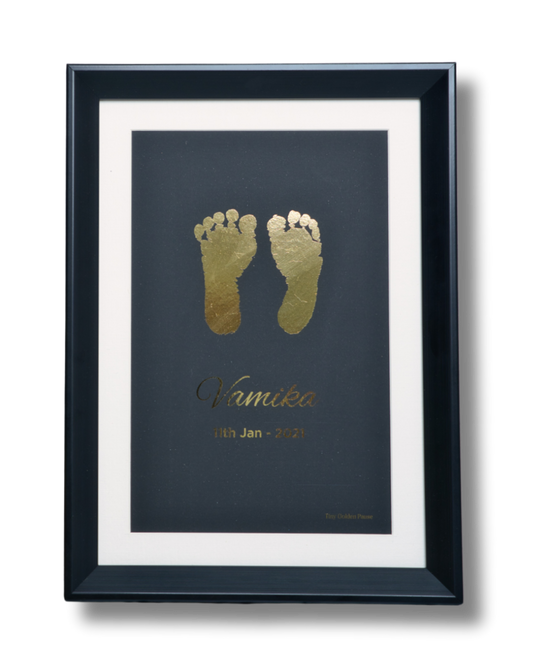 Kids Golden Imprints - Black Background