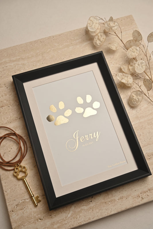 Pets Golden Imprints - White Background