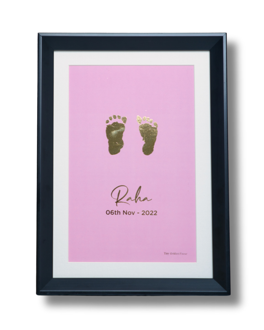 Kids Golden Imprints - Pink Background