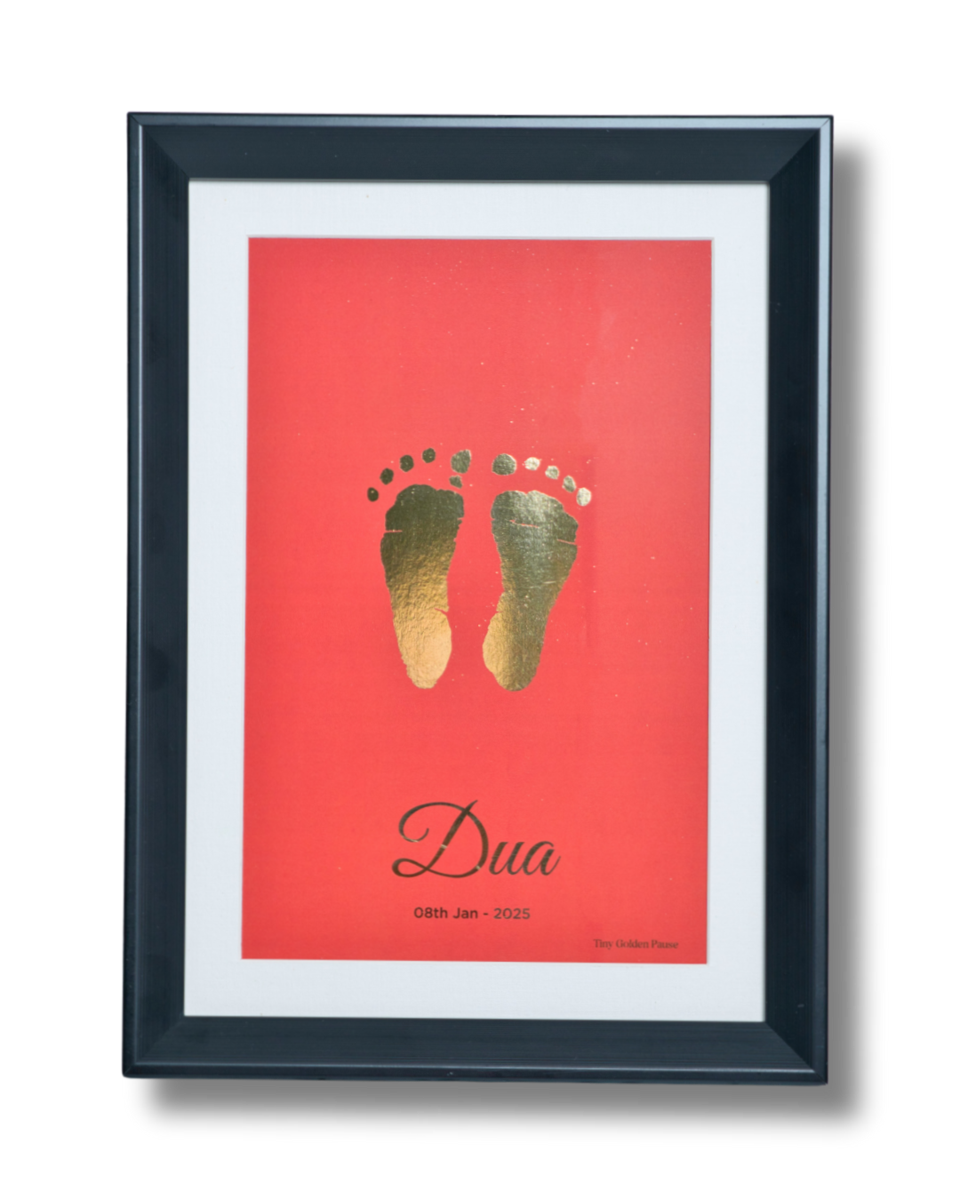 Kids Golden Imprints - Red Background