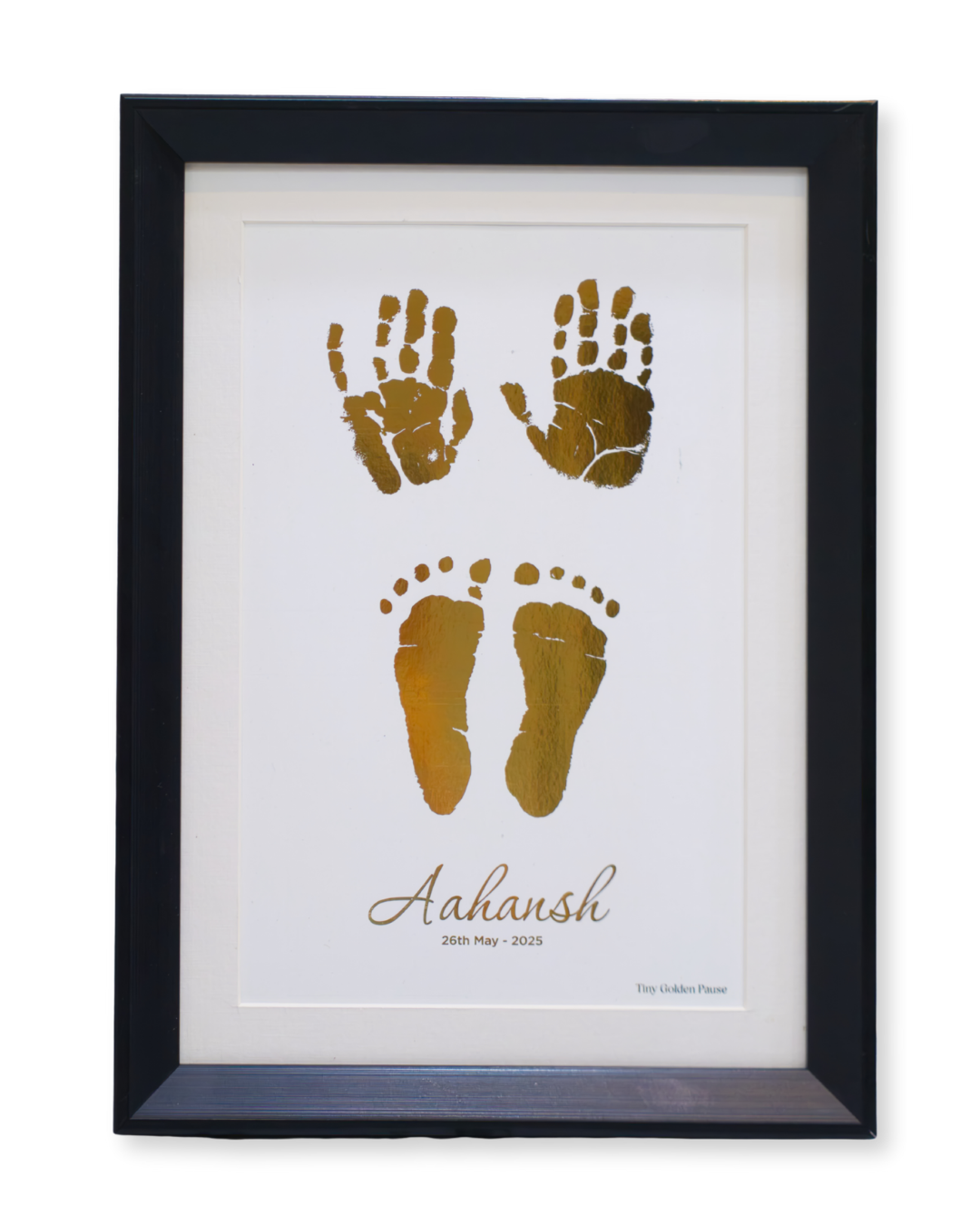 Kids Golden Imprints (2 hand & 2 feet frame)