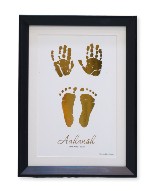 Kids Golden Imprints (2 hand & 2 feet frame)