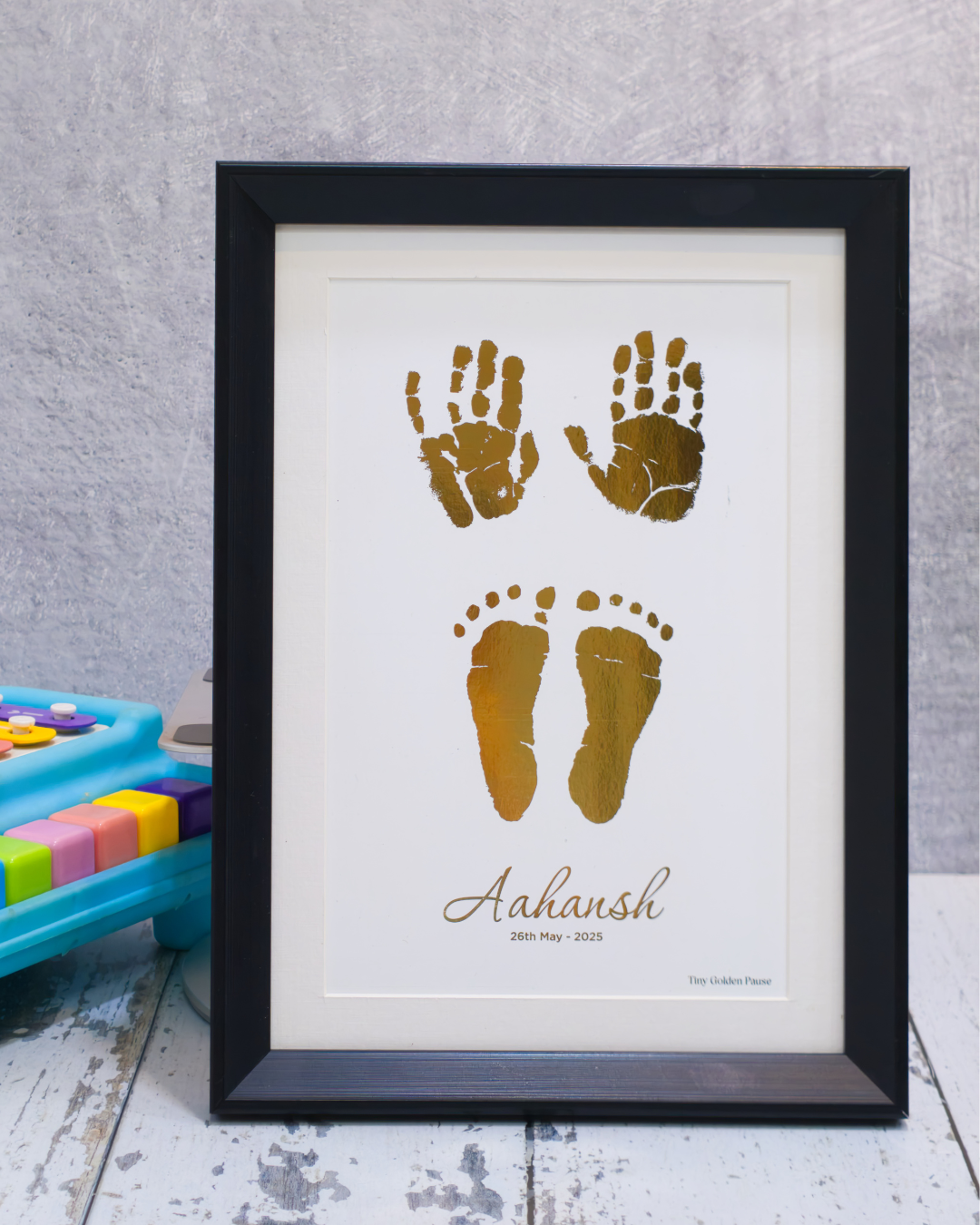 Kids Golden Imprints (2 hand & 2 feet frame)