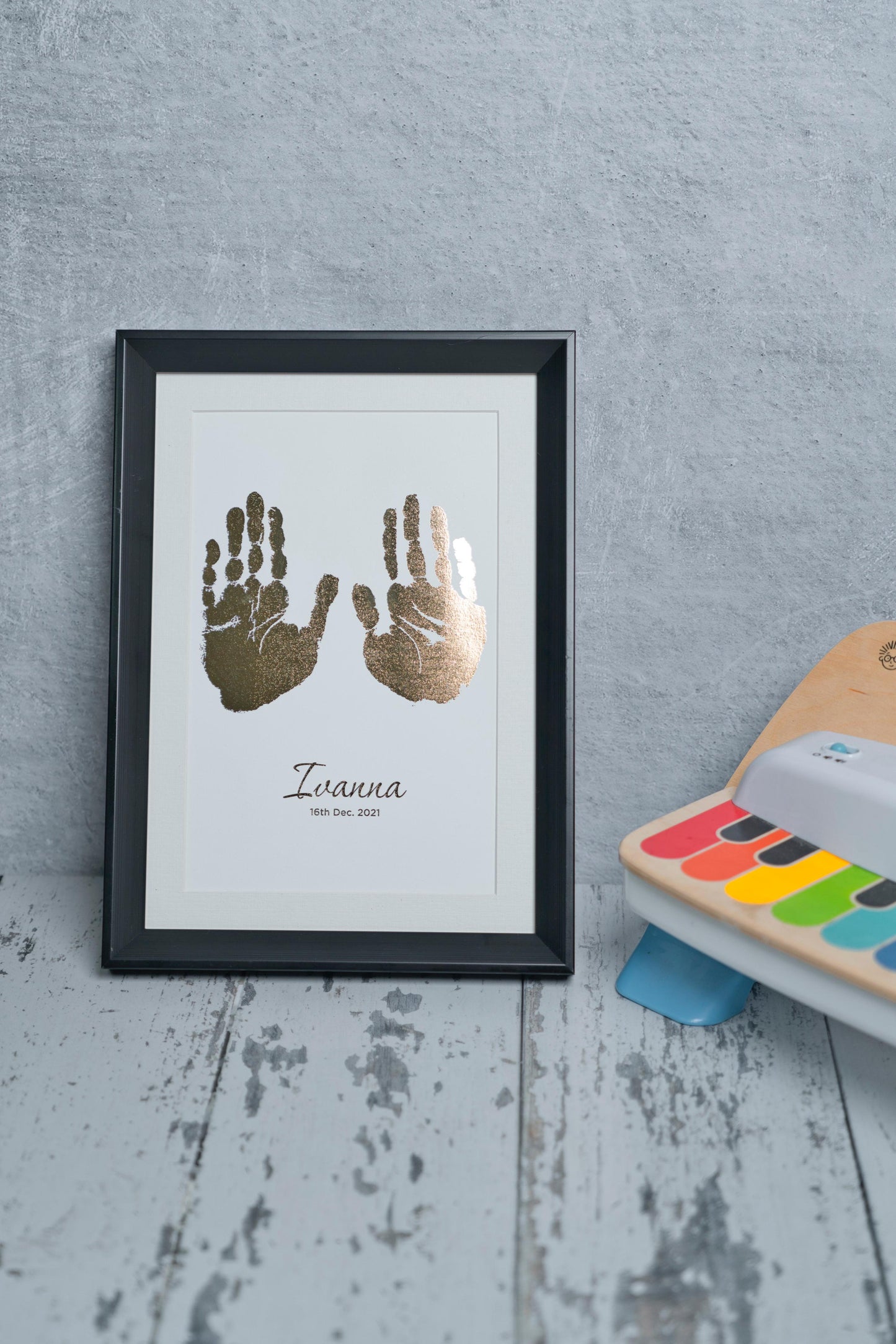 Kids Golden Imprints - White Background